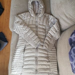 Eddie Bauer Astoria down parka, taupe, size Medium